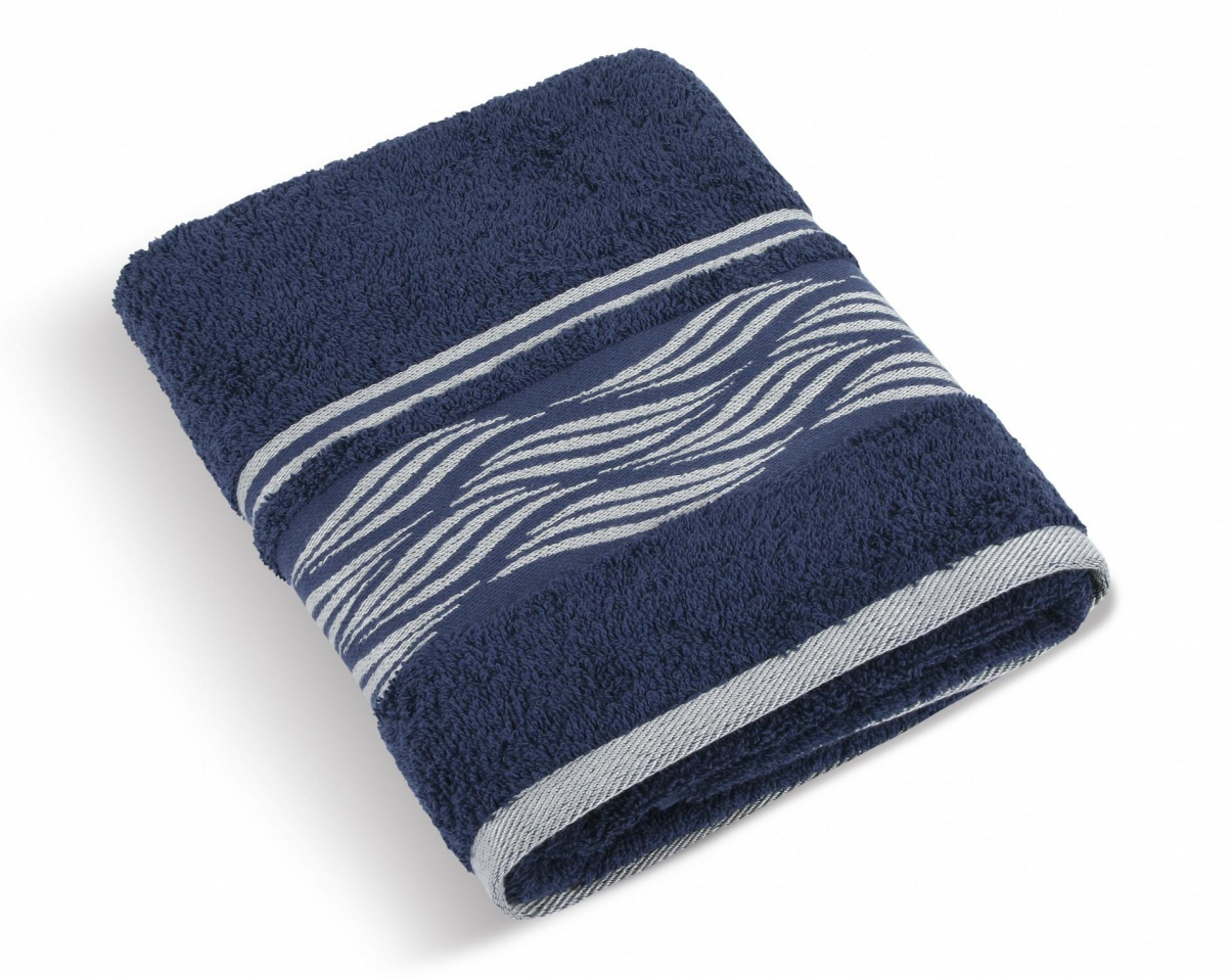 Froté ručník 50x100 cm 480g vlnka modrá