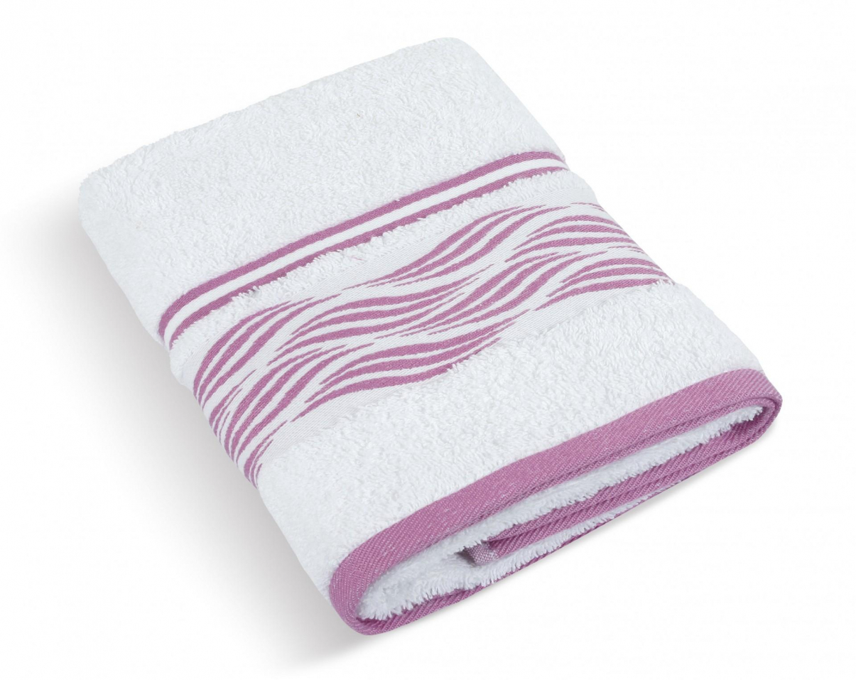 Froté ručník 50x100 cm 480g vlnka bílá