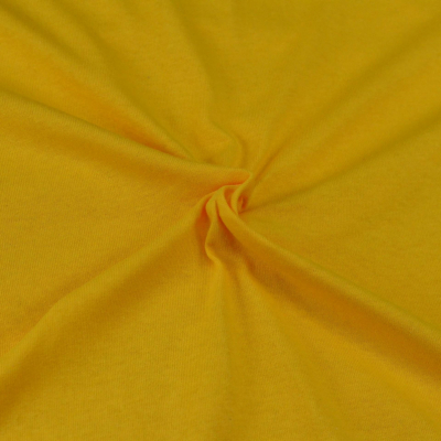 Jersey prostěradlo sytě žluté 160x200 cm