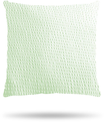 Krepový povlak na polštář zelený, Výběr rozměru: - 50x50