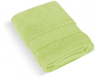 Froté ručník 50x100 cm proužek 450g sv.zelená