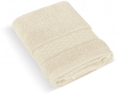 Froté ručník 50x100 cm proužek 450g béžová
